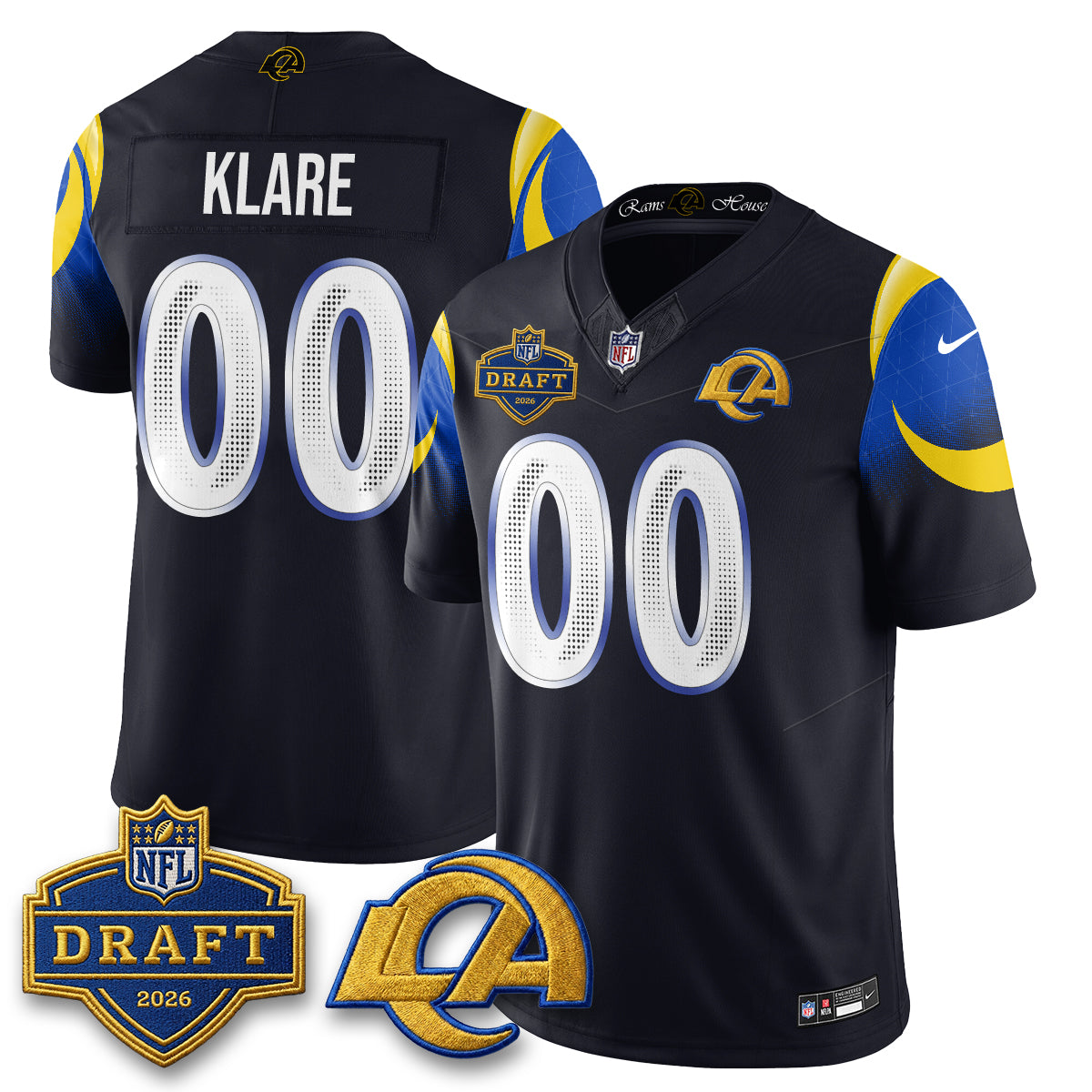 LAR 2026 NFL Draft Jersey - Stitched