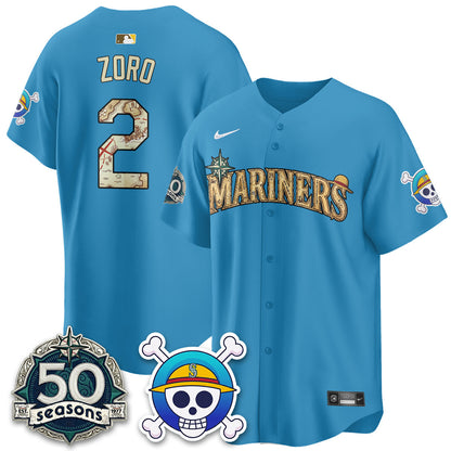 SEA OP Japanese Cartoon Vapor Limited Jersey - Printed