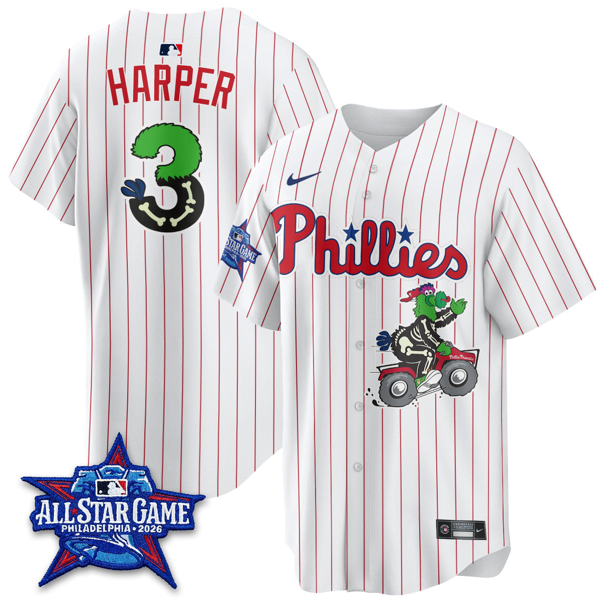 PHI Skeleton Edition Vapor Jersey - Stitched