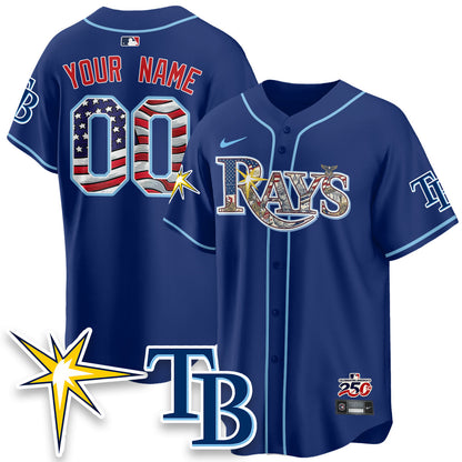 TB Independence Day USA 2026 Vapor Limited Custom Jersey - Stitched