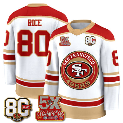 SF 4X Champs Hockey Jersey - Stitched