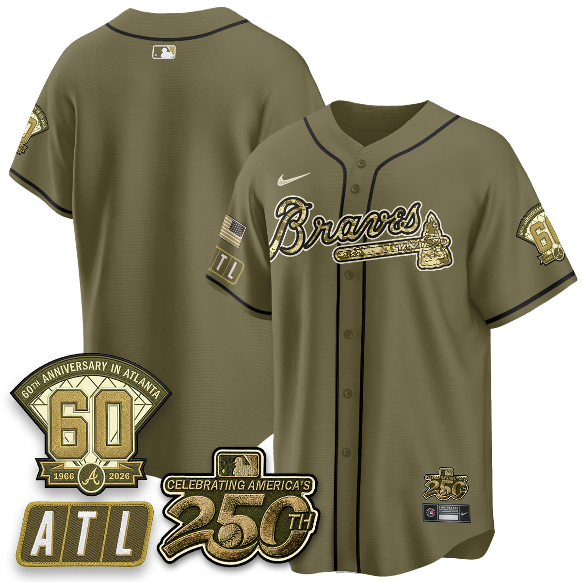 ATL Salute to Service 2026 Vapor Limited Jersey - Stitched