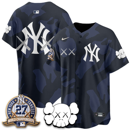 NYY x KAWS Edition Vapor Jersey - Stitched
