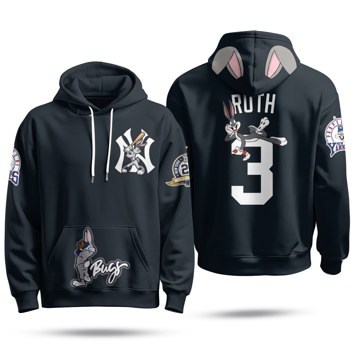 NYY Bunny Vapor Limited Hoodie - Printed