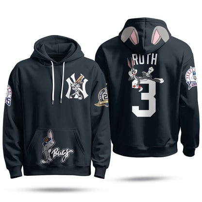 NYY Bunny Vapor Limited Hoodie - Printed
