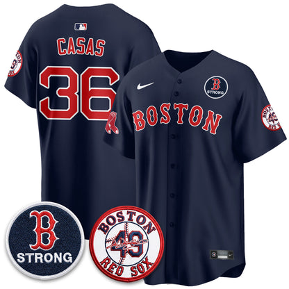 BOS Tim Wakefield Memorial Patch Vaper Premier Limited Jersey - Stitched V2