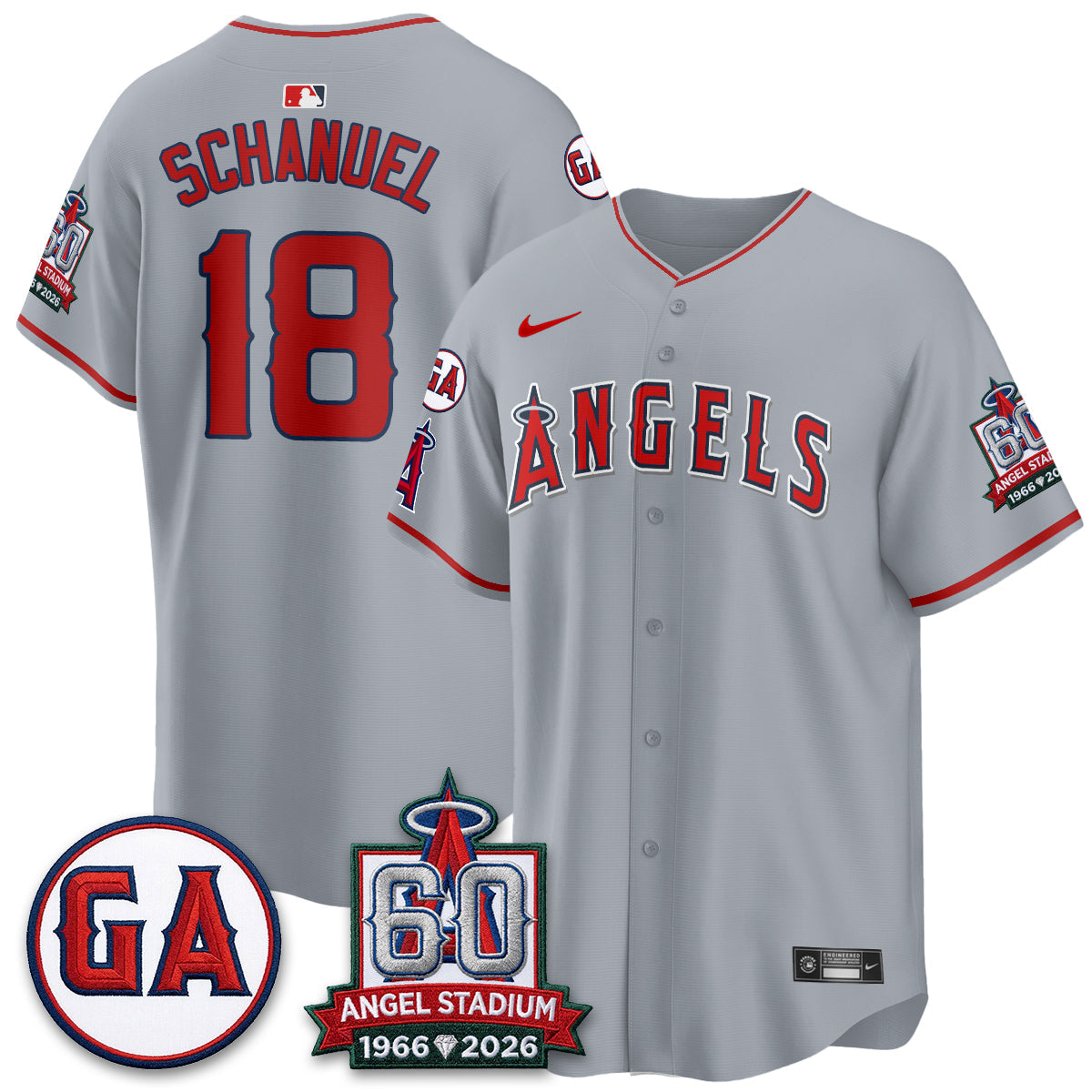 LAA 60th Anniversary Vapor Jersey - Stitched V3