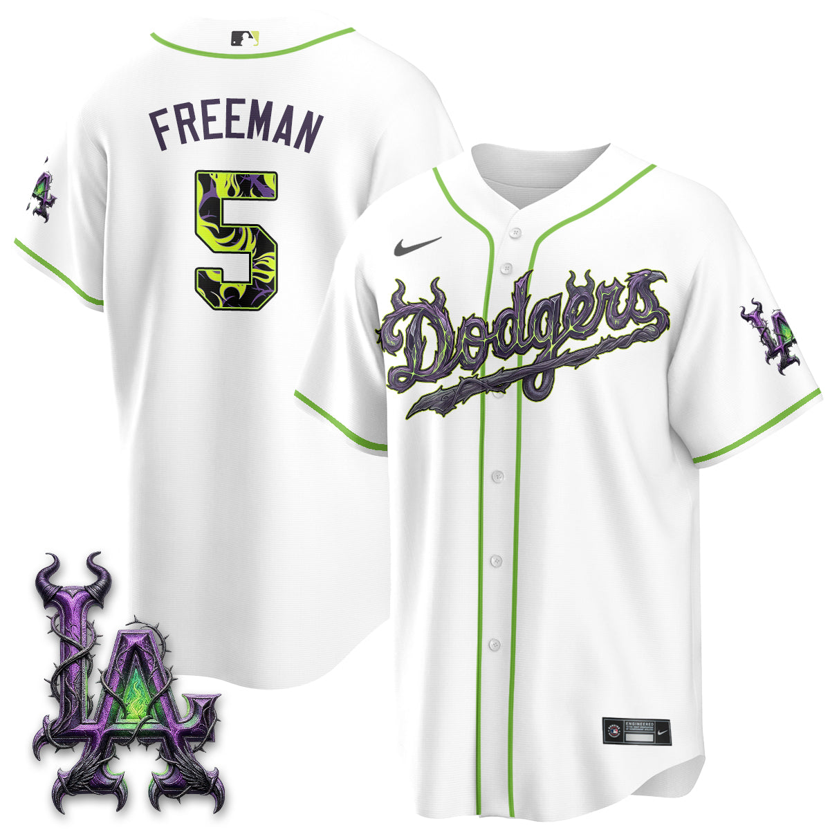 LAD Villains Halloween - Horned Queen Vapor Jersey- Stitched