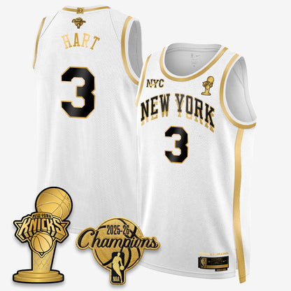 NYK 2026 NBA Champions Gold Edition Vapor Jersey - Stitched