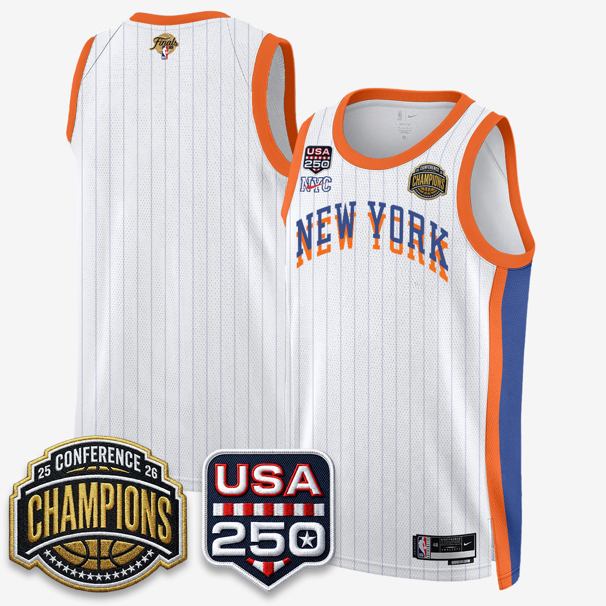 NYK 2026 NBA Eastern Conference Champions City Edition Jersey - Stitched