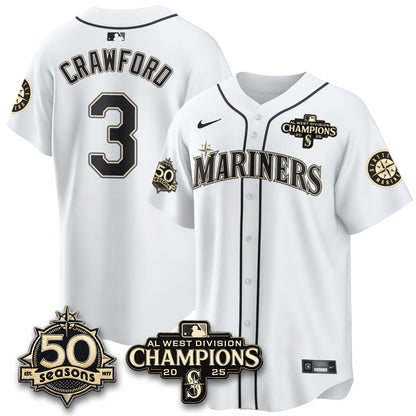 SEA Vapor Premier Limited Jersey - 50th Anniversary & AL West Division Champions - Steelheads Community Funds - Stitched