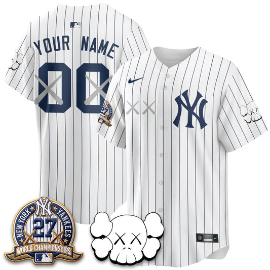 NYY x KAWS Edition Vapor Custom Jersey - Stitched