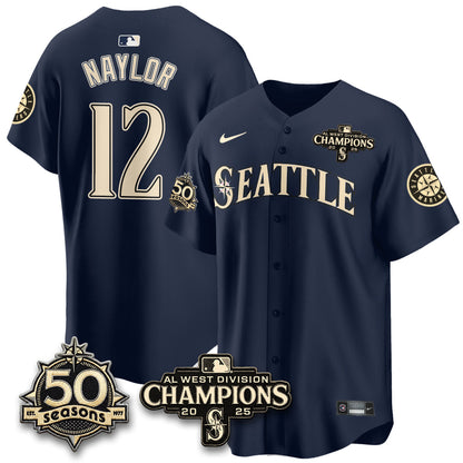 SEA Vapor Premier Limited Jersey - 50th Anniversary & AL West Division Champions - Steelheads Community Funds - Stitched