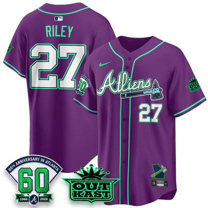 ATL x Atliens Cool Base Galaxy Version Jersey - Stitched-NQD