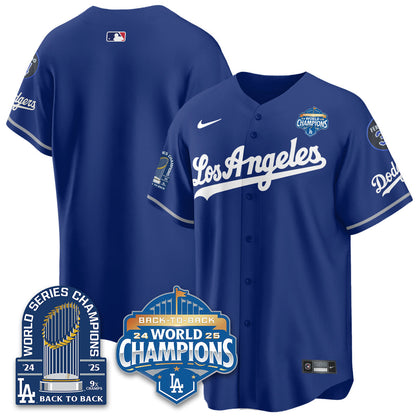 LAD Alternate Vapor Limited Jersey - 9x Champs - Stitched