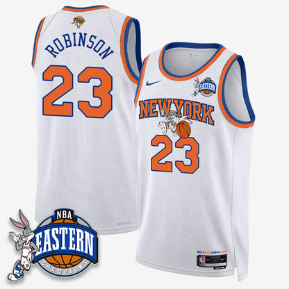 NYK 2026 NBA Finals x Bunny Vapor Jersey - Stitched