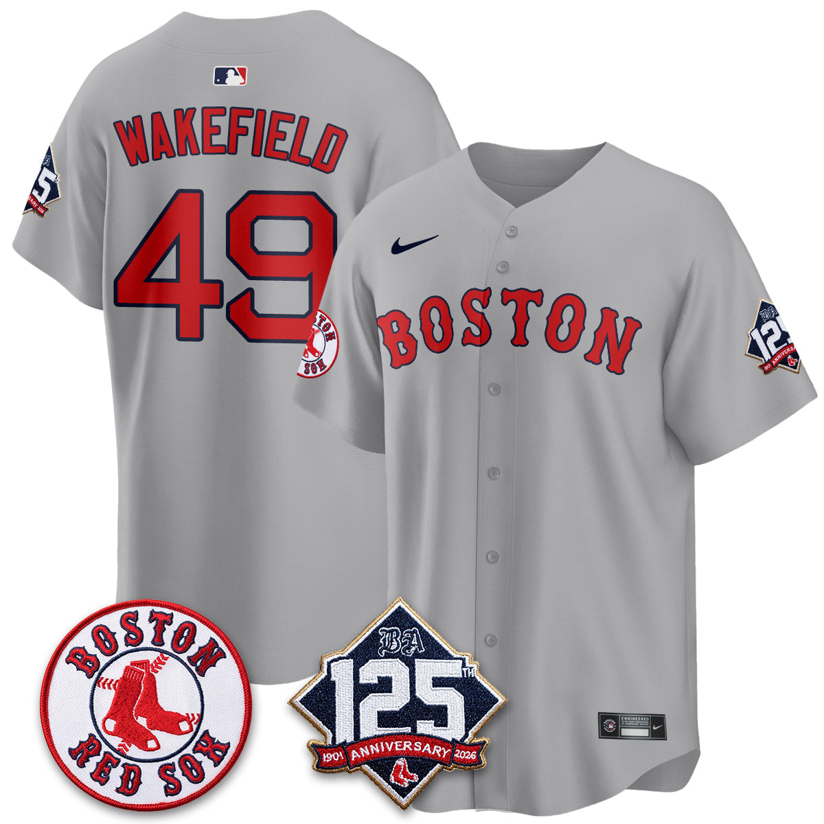 BOS 125th Anniversary Patch Vapor Jersey - Stitched-DTD