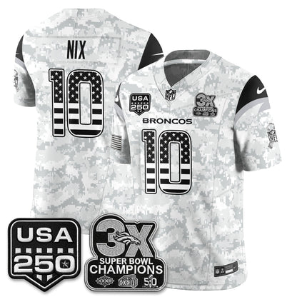 DEN 2026 Salute to Service Edition Vapor Jersey - Stitched