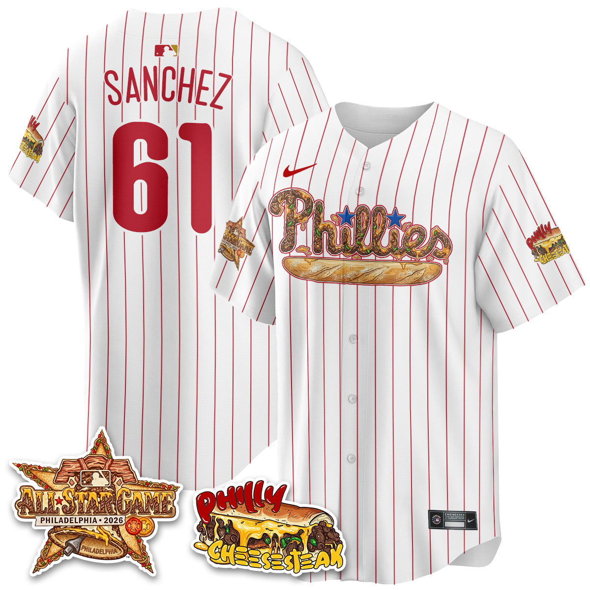 PHI Cheesesteak Edition Vapor Limited Jersey - Stitched