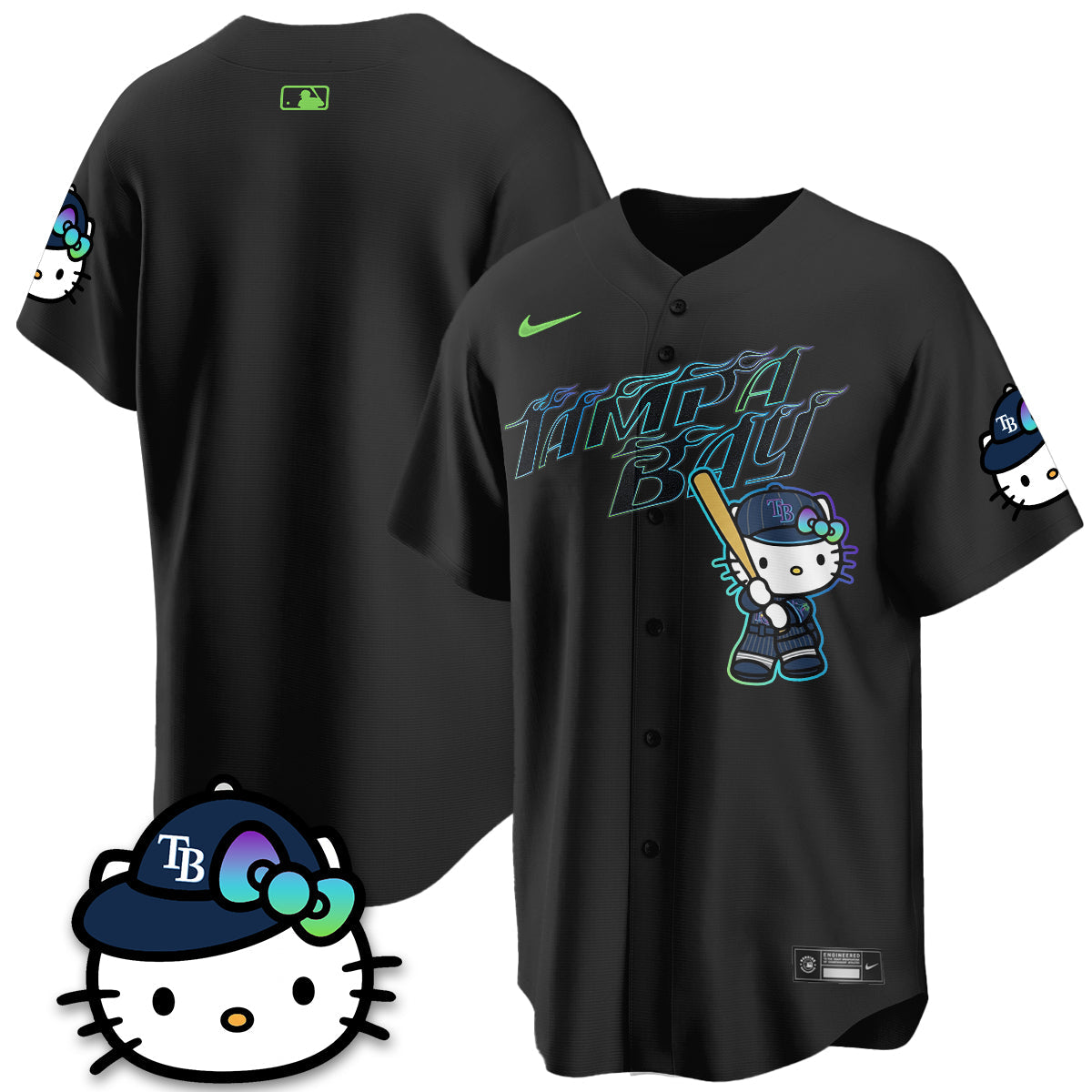 TB x Meow KT City Connect Vapor Jersey - Stitched