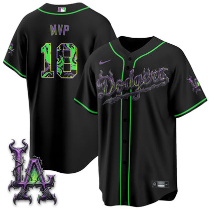 LAD Villains Halloween - Horned Queen Vapor Jersey- Stitched