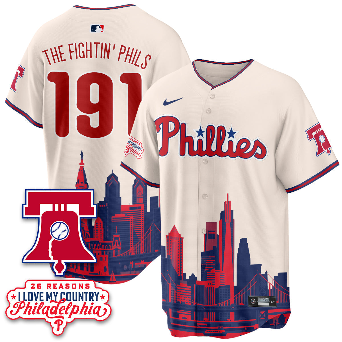 PHI "26 Reasons I Love My Country" Edition Vapor Jersey - Stitched