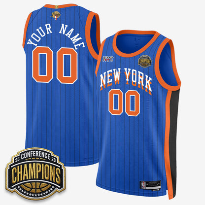 NYK 2026 NBA Finals City Edition Custom Jersey V3- Stitched