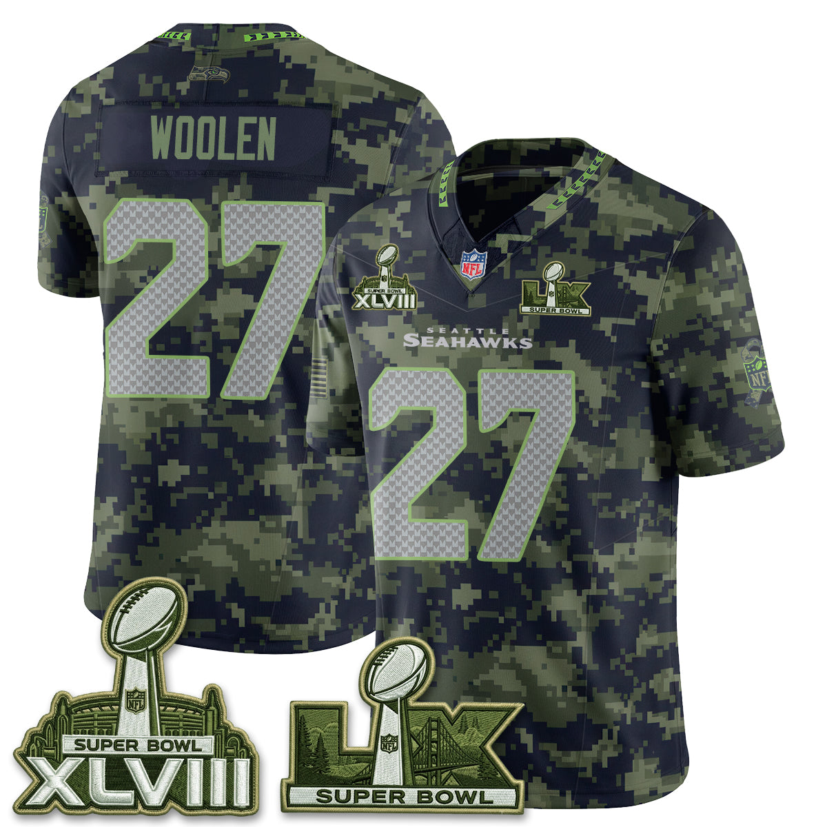 SEA 2026 Salute to Service Edition Vapor Jersey V2- Stitched