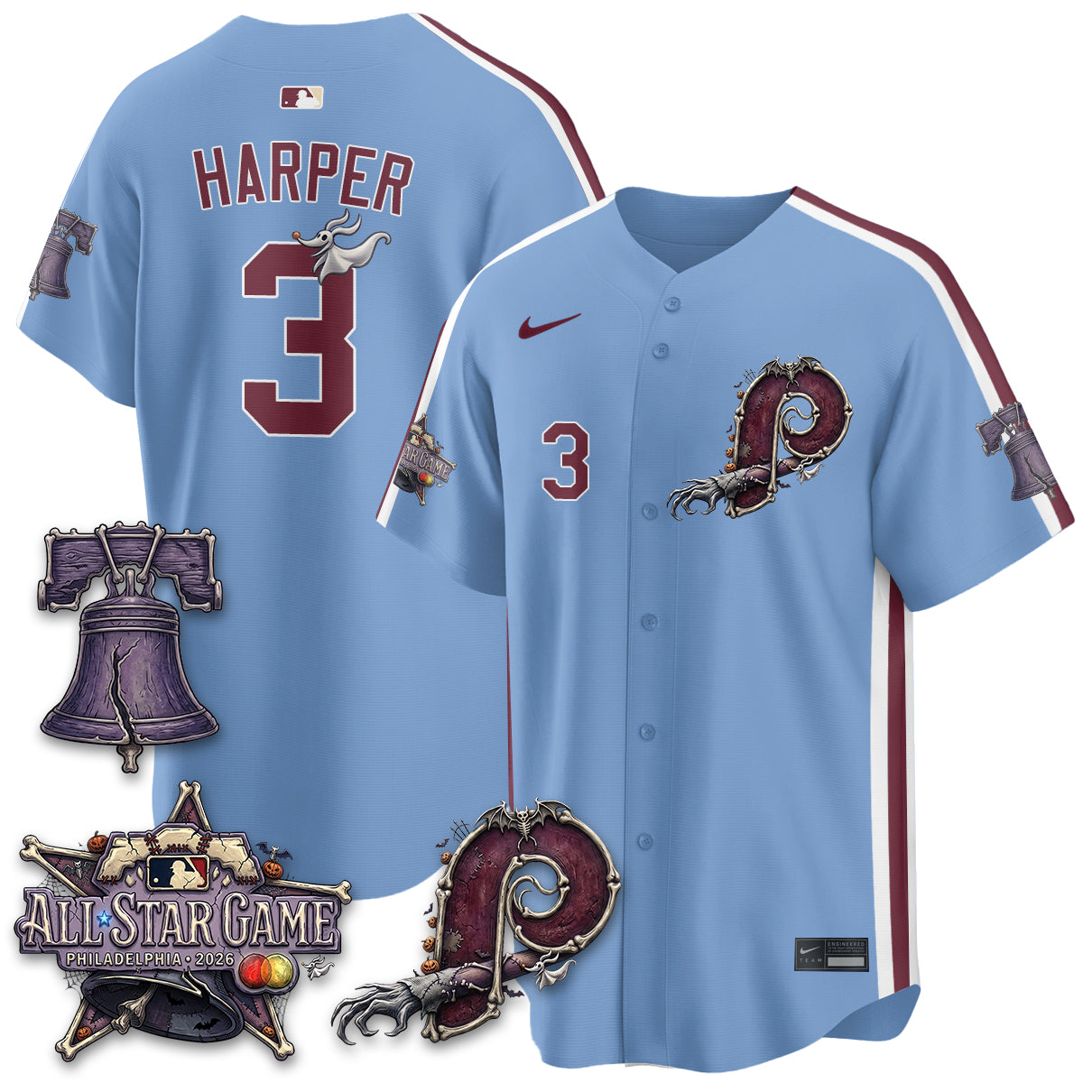 PHI Nightmare Edition Vapor Jersey - Printed-NQD