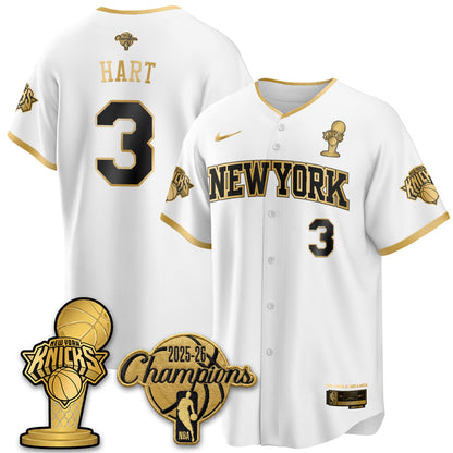 NYK 2026 NBA Champions Vapor Jersey - Stitched