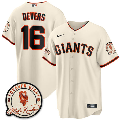 SF Mike Krukow Vapor Jersey - Stitched