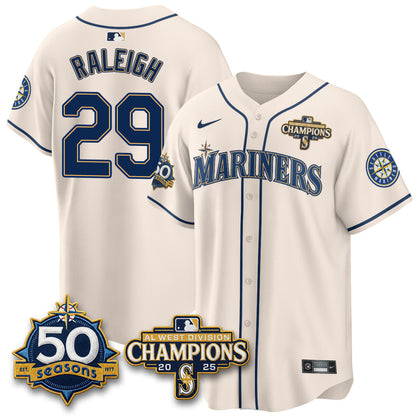 SEA Vapor Premier Limited Jersey - 50th Anniversary & AL West Division Champions - Steelheads Community Funds - Stitched