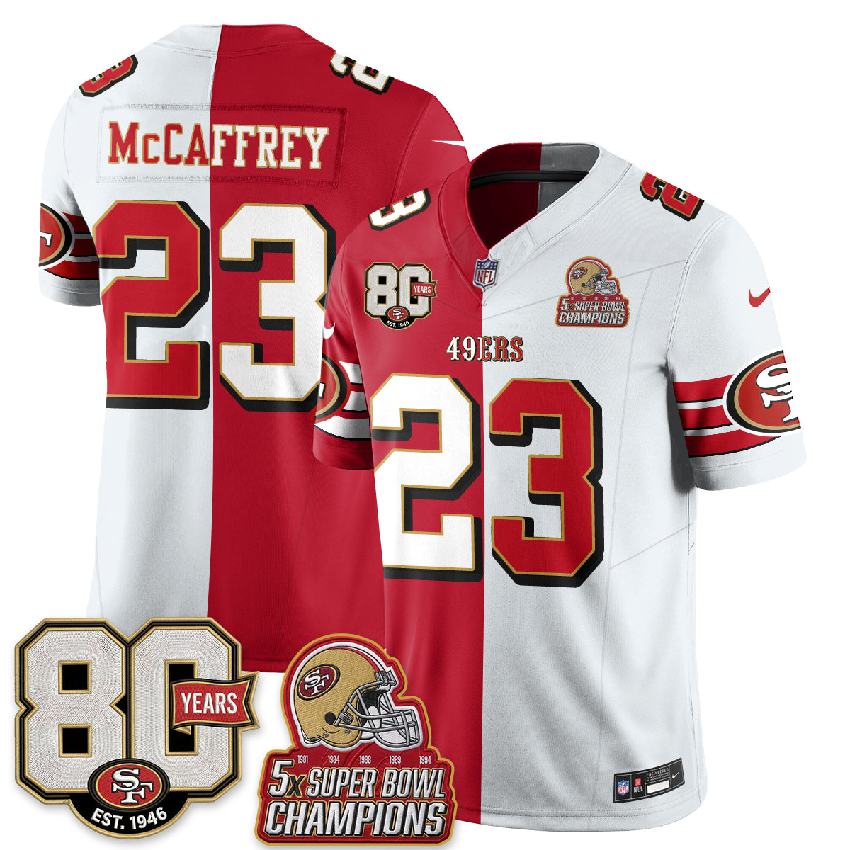 SF Split Style Vapor Jersey - Stitched
