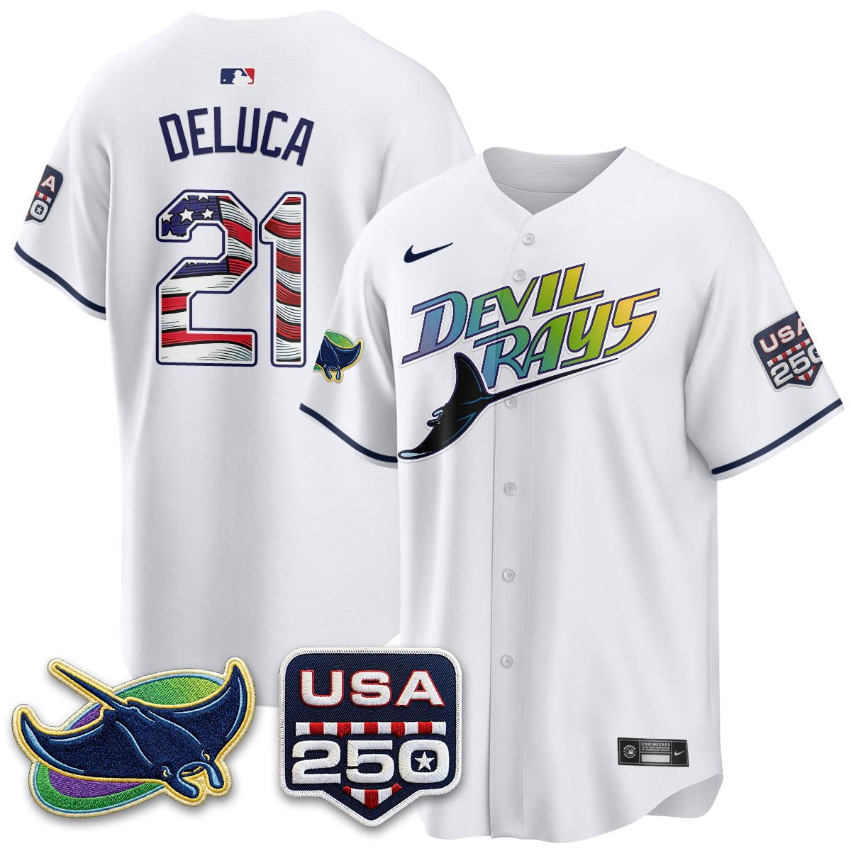 TB Independence Day USA 2026 City Connect Vapor Jersey - Stitched