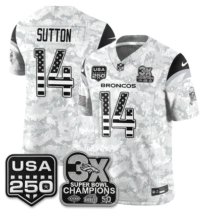 DEN 2026 Salute to Service Edition Vapor Jersey - Stitched
