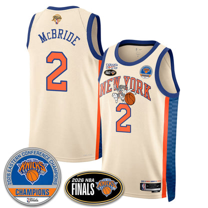 NYK 2026 NBA Eastern Conference Champions x Bunny Vapor Jersey - Stitched