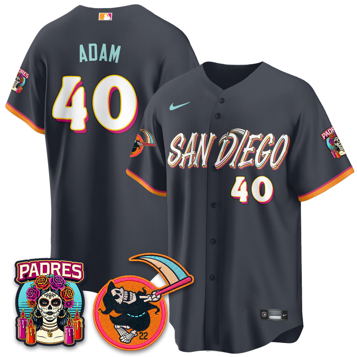SD x Grim Reaper Vapor Jersey - Stitched