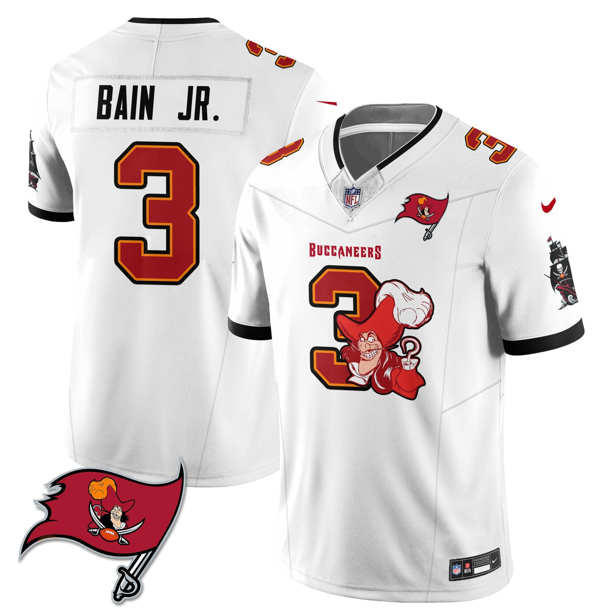 TB x Red Coat Captain Edition Vapor Jersey - Stitched