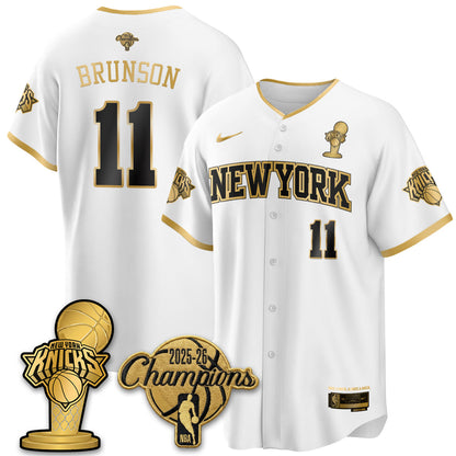 NYK 2026 NBA Champions Vapor Jersey - Stitched