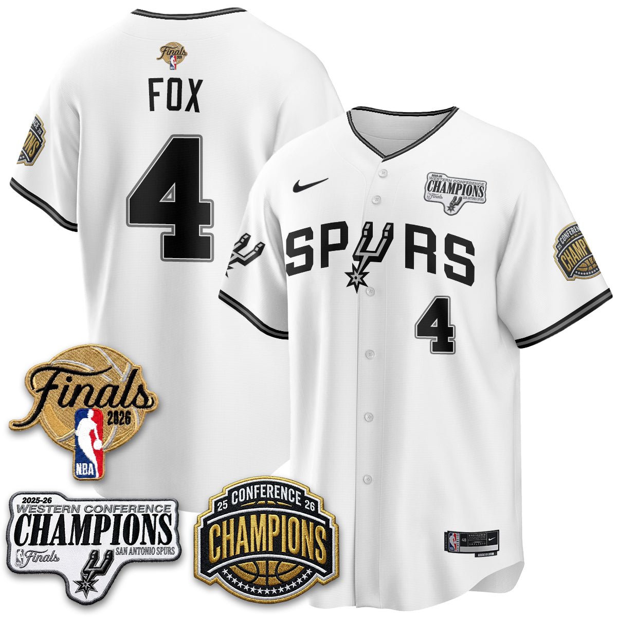 SAS 2026 Basketball Finals Vapor Jersey - Stitched