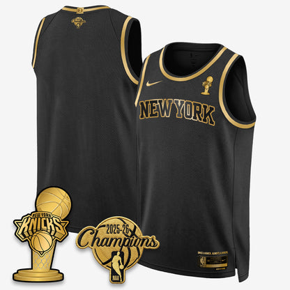 NYK 2026 NBA Champions Gold Edition Vapor Jersey - Stitched