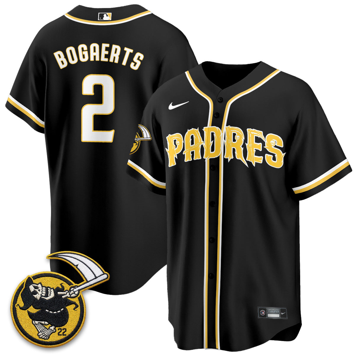 SD x Grim Reaper Vapor Jersey - Stitched