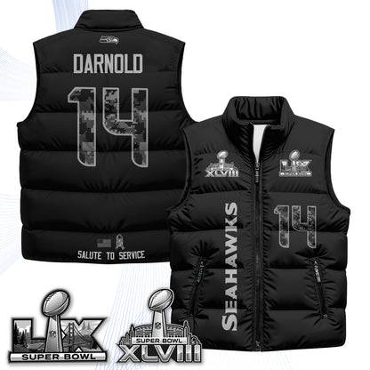 SEA 2026 Salute to Service Puffer Vest - Printed