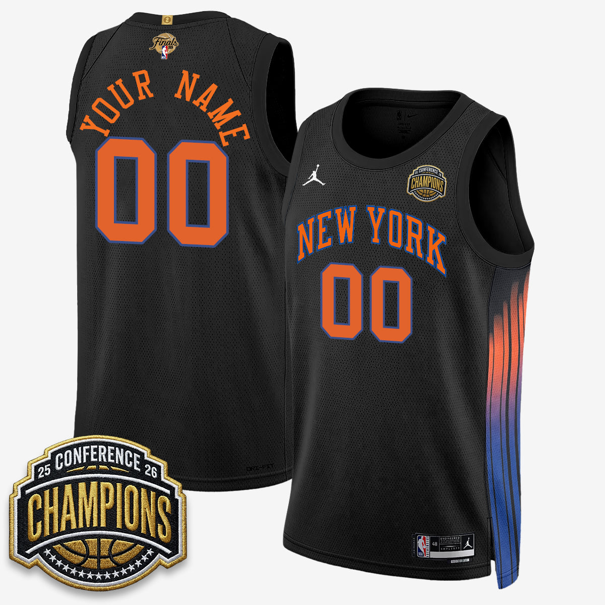 NYK 2026 NBA Finals City Edition Custom Jersey V3- Stitched
