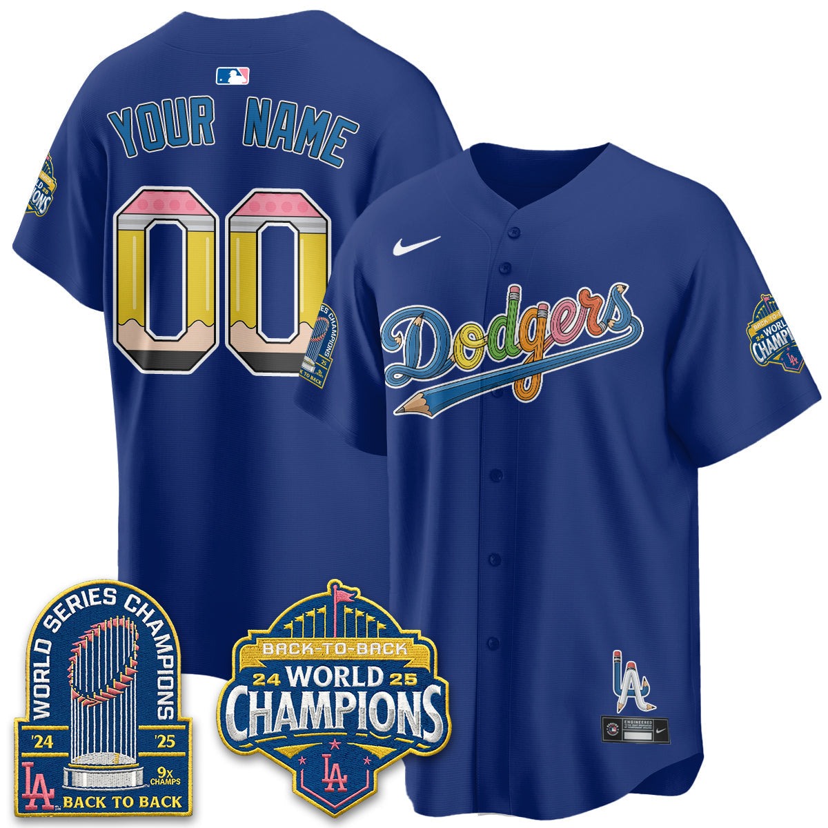 LAD x Back to School Style Vapor Custom Jersey - Stitched
