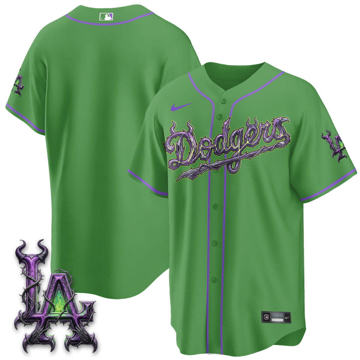 LAD Villains Halloween - Horned Queen Vapor Jersey- Stitched