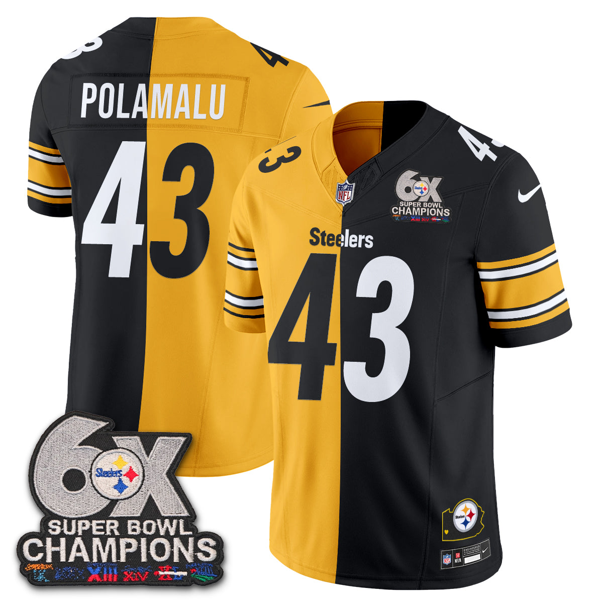 PIT 6x SBowl Split Edition Vapor Jersey - Stitched