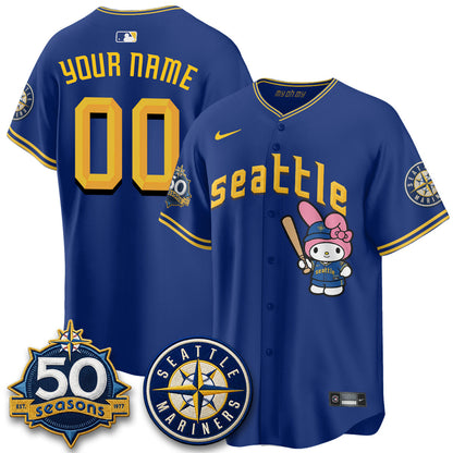 SEA x  Pink Sanrio Friend Vapor Custom Jersey - Stitched