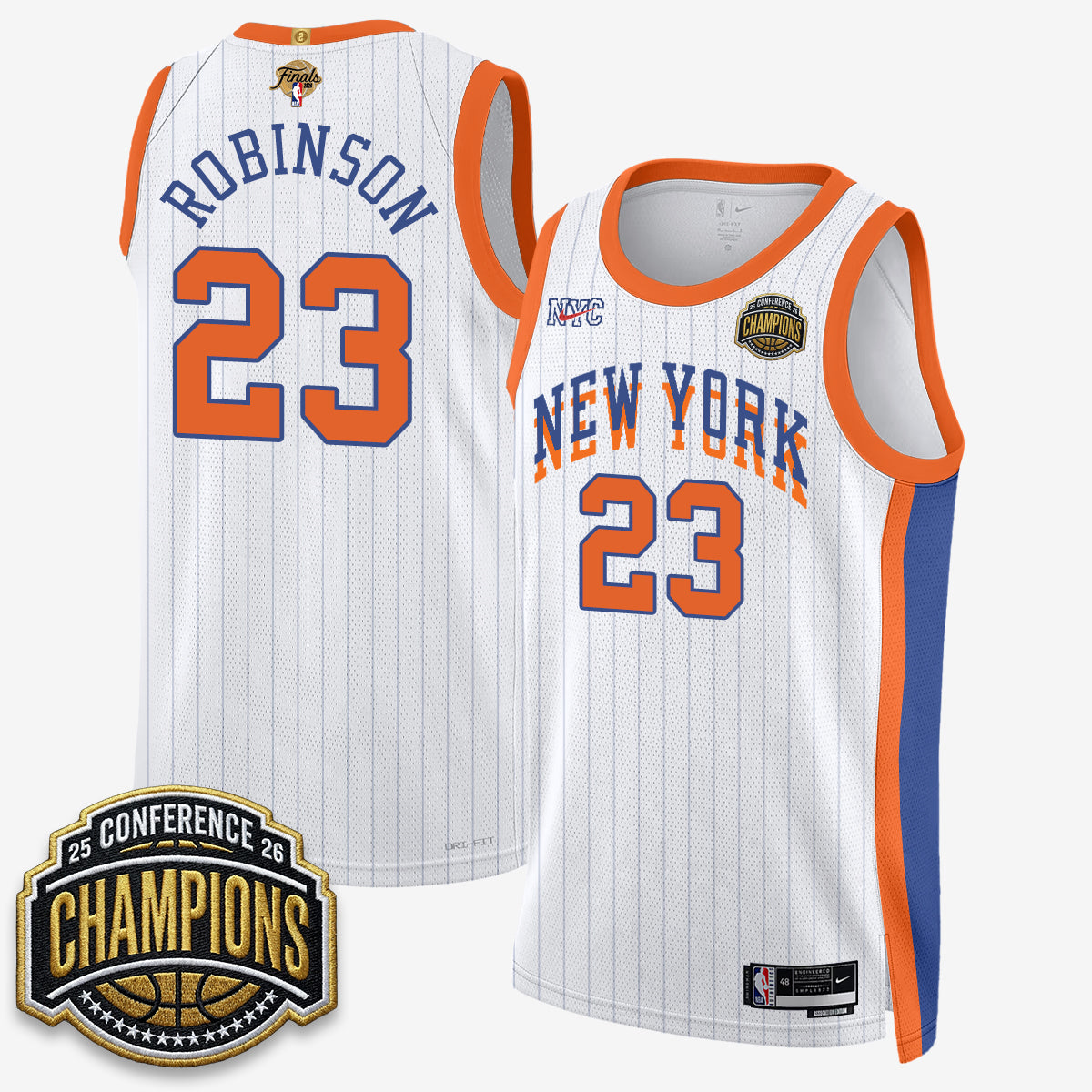 NYK 2026 NBA Finals City Edition Jersey V3- Stitched