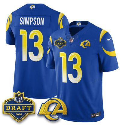 LAR 2026 NFL Draft Jersey - Stitched